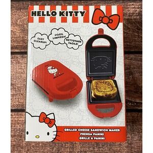 Hello Kitty Grilled Cheese Maker Non-Stick Sandwich Press Uncanny Brands New
